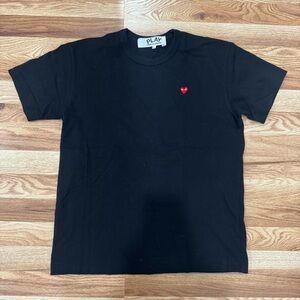 Comme des Garcons Mens Play Tshirt Size Large